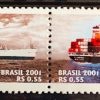 C 2436 Selo Marinha Mercante Navio Copacabana e Flamengo 2001
