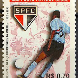 C 2438 Selo Campeoes da Libertadores Sao Paulo Futebol Clube 2001