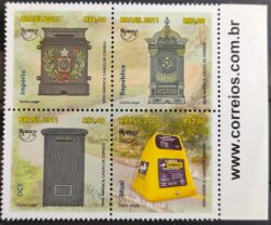 C 3133 Selo Caixas Postais UPAEP Servico Postal 2011 Vinheta Site