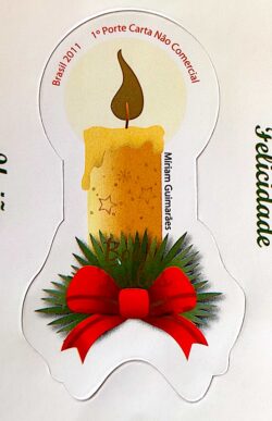 C 3138 Selo Velas de Natal Religiao 2011