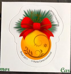 C 3141 Bolas de Natal Religião 2011 Amarelo