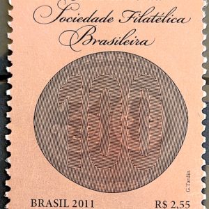 C 3154 Selo Sociedade Filatelica Brasileira Olho de Boi 2011