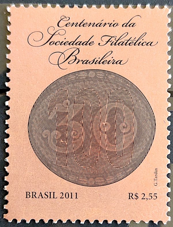 C 3154 Selo Sociedade Filatélica Brasileira Oho de Boi 2011