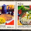 C 3215 Selo Relações Diplomáticas Brasil México Gastronomia 2012