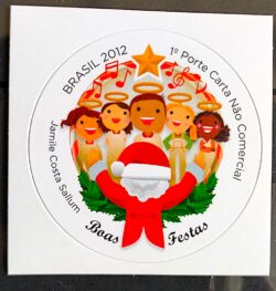 C 3232 Selo Natal Coral Religiao 2012
