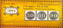 C 3253 Selo 350 Anos dos Correio Olho de Boi 2013