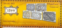 C 3254 Selo 350 Anos dos Correios Inclinados 2013