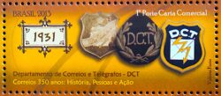 C 3264 Selo 350 Anos dos Correio DCT 2013