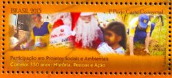 C 3269 Selo 350 Anos dos Correio Projetos Sociais 2013