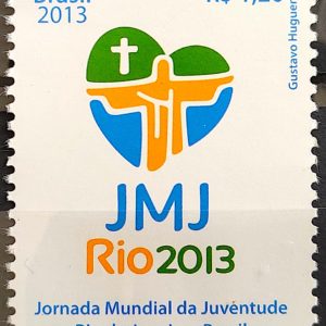C 3276 Selo JMJ Jornada Mundial da Juventude Rio de Janeiro 2013