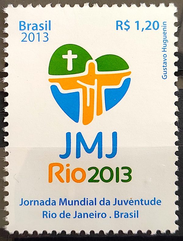 C 3276 Selo JMJ Jornada Mundial da Juventude Rio de Janeiro 2013