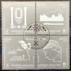 C 3296 Selo Cemitérios do Brasil 2013 CBC PI Campo Maior