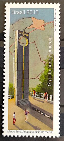 C 3300 Selo Marco Zero Amapa Macapa Mapa 2013