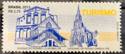C 3301 Selo Relações Diplomáticas Brasil Alemanha Turismo Igreja 2013