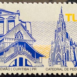 C 3301 Selo Relações Diplomáticas Brasil Alemanha Turismo Igreja 2013
