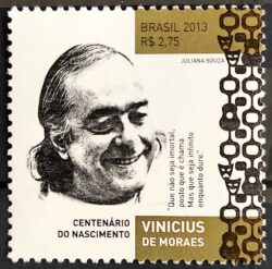 C 3309 Selo Vinicius de Moraes Musica Poeta 2013