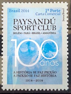 C 3331 Selo Paysandu Futebol Belém Pará 2014