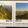 C 3373 Selo Relações Diplomáticas Brasil Peru Machu Pichu Rio de Janeiro 2014