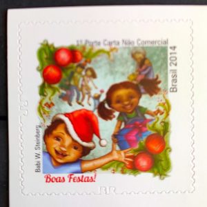 C 3390 Selo Crianças Natal 2014