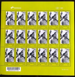 C 3793 Selo Relações Diplomáticas Brasil Reino Unido 1968 Rainha Elizabeth 2018 Folha