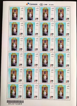 C 3795 Selo Museu de Arte da Bahia 2018 Folha