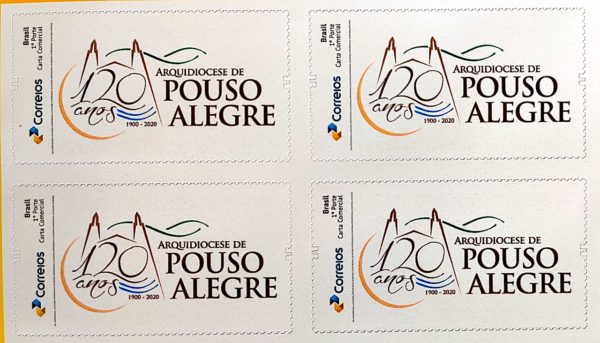 PB 155 Selo Personalizado Arquidiocese de Pouso Alegre 2020 Quadra