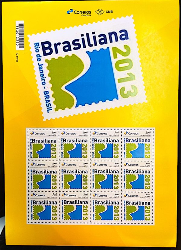 PB 27 Selo Personalizado Brasiliana Pão de Açúcar 2017 Folha G