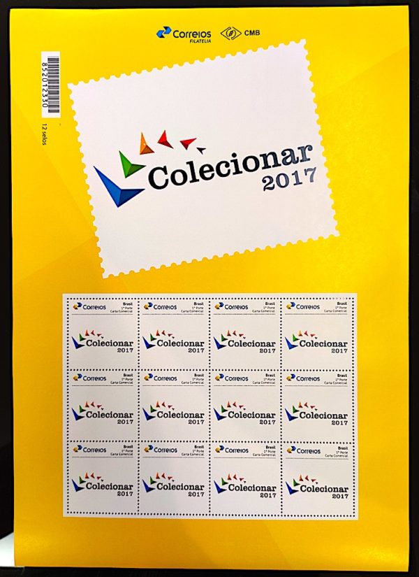 PB 74 Selo Personalizado Colecionar 2017 Folha G