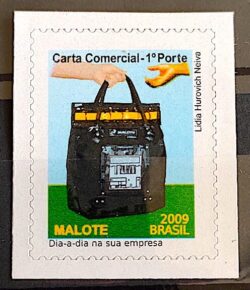 Selo Regular RHM 849 Servico Postal Malote Picote Sem BR 2009