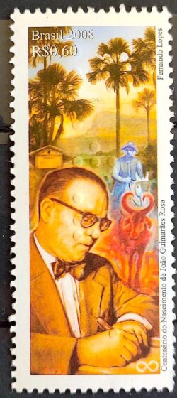 C 2756 Selo Guimarães Rosa Literatura Escritor 2008
