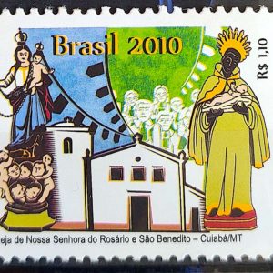 C 2979 Selo Igreja Nossa Senhora do Rosario e Sao Benedito Religiao 2010