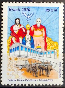 C 2980 Festa do Divino Pai Eterno Trindade Goias Igreja Boi Religiao 2010