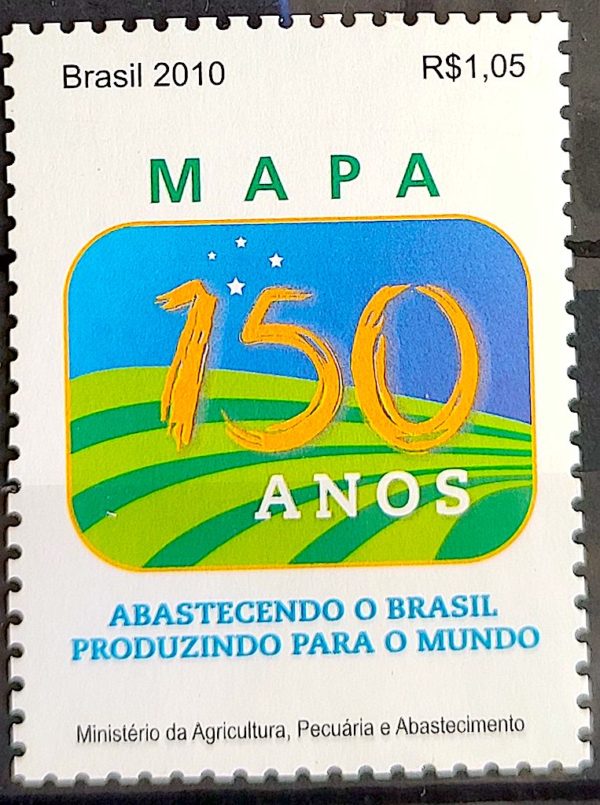 C 3002 Selo MAPA 150 Anos 2010