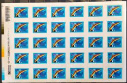 Selo Regular RHM 787 Esporte Radical Asa Delta Perce em Onda 2000 Folha