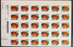 Selo Regular RHM 791 B2 Fruta Cupuacu Perce em Onda 2000 Folha