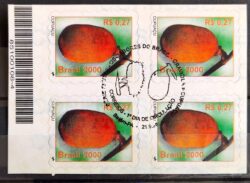 Selo Regular RHM 791 B2 Fruta Cupuacu Perce em Onda 2000 Quadra CBC PA Belem