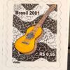 809 Selo Regular Instrumento Musical Percê em Onda Violão 2001