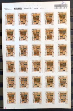 Selo Regular RHM 820 Instrumento Musical Perce em Onda Xilofone 2002 Folha