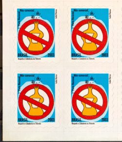 Selo Regular RHM 825 Respeito e Cidadania no Trânsito Álcool 2003 Quadra