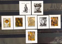 Selo Regular RHM 827 Obra Desaparecida Portinari Cangaceiro Negrinha Arte 2003 Serie Completa