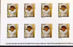 Selo Regular RHM 829 Obra Desaparecida Portinari Negrinha Arte 2004 Octilha