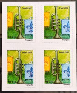 Selo Regular RHM 836 Instrumento Musical Trompete 2005 Quadra