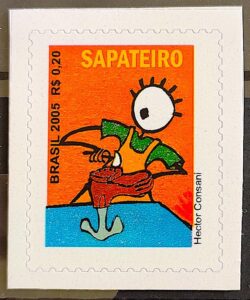 Selo Regular RHM 840 Profissao Sapateiro Trabalho Economia Picote Sem BR 2005