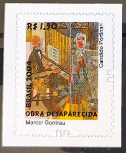 Selo Regular RHM 855 Obra Desaparecida Portinari Marcel Gontrau Arte Picote Com BR 2011