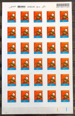 Selo Regular RHM 858 Profissao Sapateiro Trabalho Economia Picote BR 2011 Folha