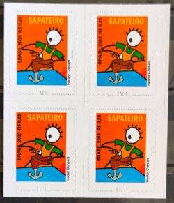 Selo Regular RHM 858 Profissao Sapateiro Trabalho Economia Picote BR 2011 Quadra