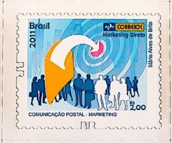 Selo Regular RHM 861 Servico Postal Marketing Picote Com BR 2011