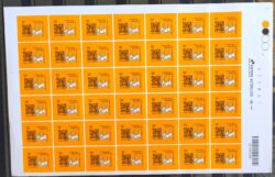 Selo Regular RHM 866 Servico Postal Logistica 2019 Folha