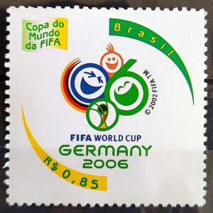 C 2647 Selo Copa do Mundo de Futebol da Alemanha 2006