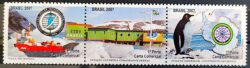 C 2678 Selo Estacao Antartica Comandante Ferraz Navio Mapa Neve Meio Ambiente Pinguim Bandeira 2007